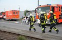 Kesselwagen undicht Gueterbahnhof Koeln Kalk Nord P058
